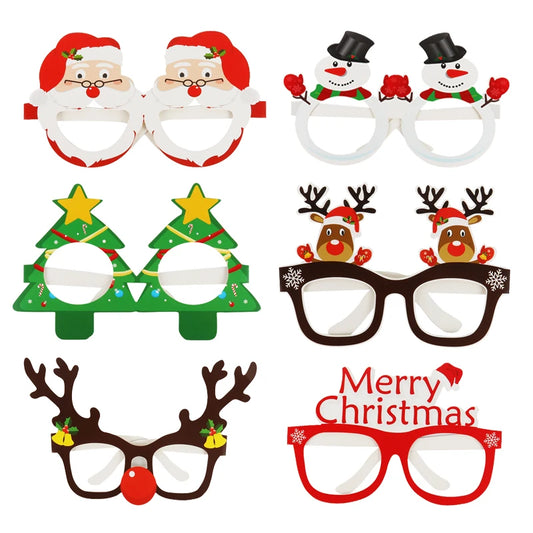 Christmas 3D Paper Glasses (9 Glasses)