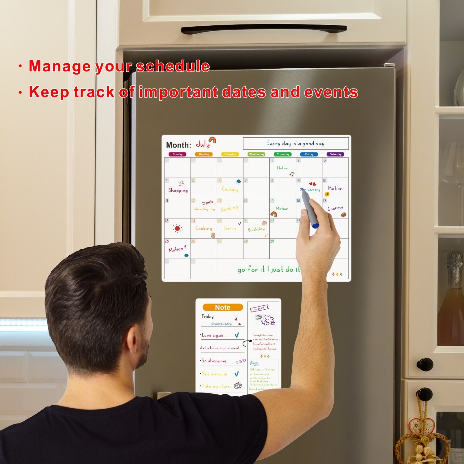 FridgeMate Magnetic Planner - RileyOutlet.com