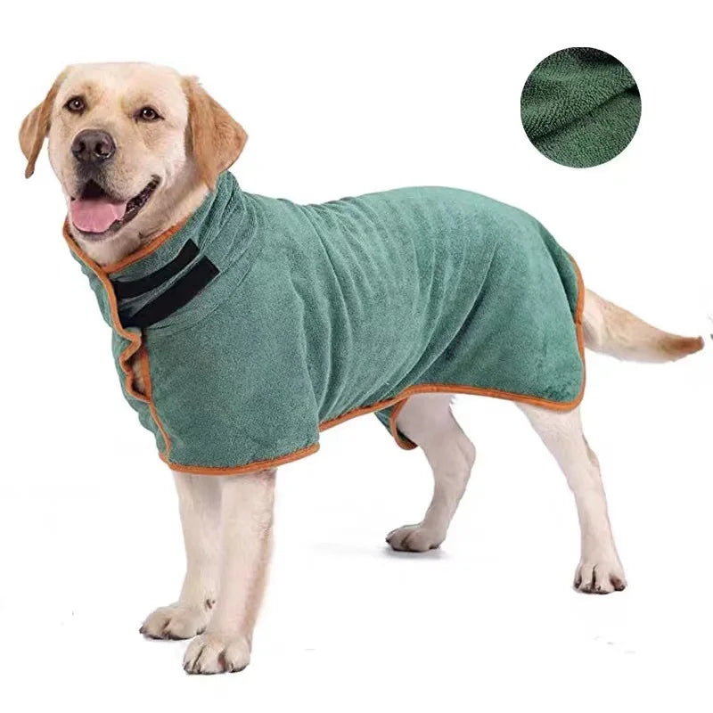 Pet Microfiber Bathrobe - RileyOutlet.com