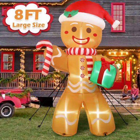 Inflatable Gingerbread Man (8ft)