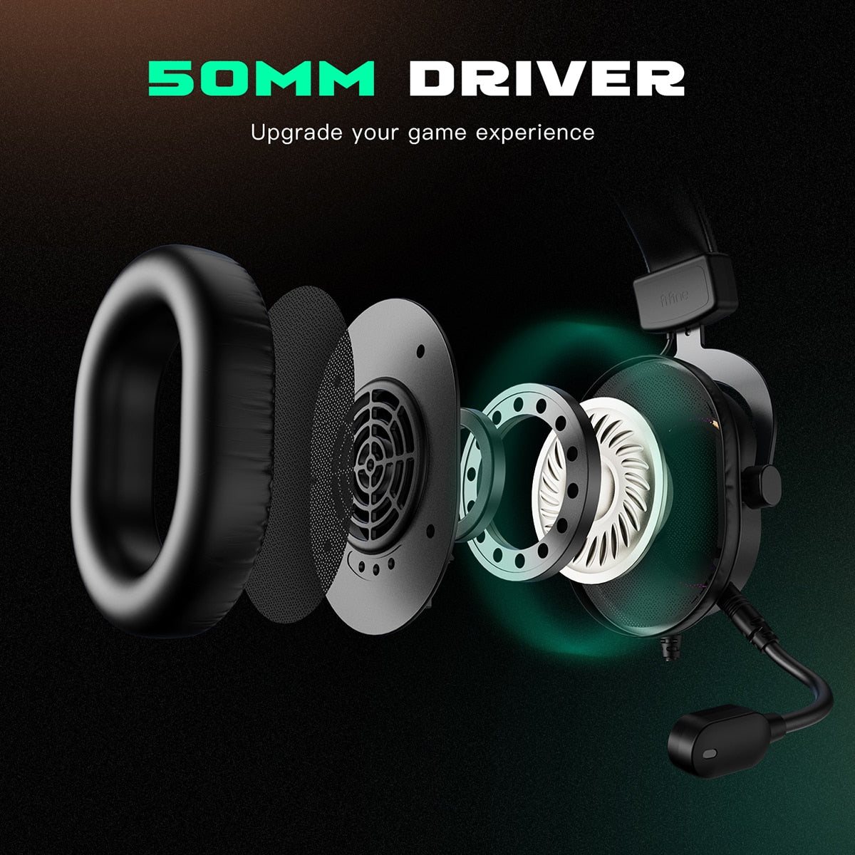 FIFINE RGB Gaming Headset