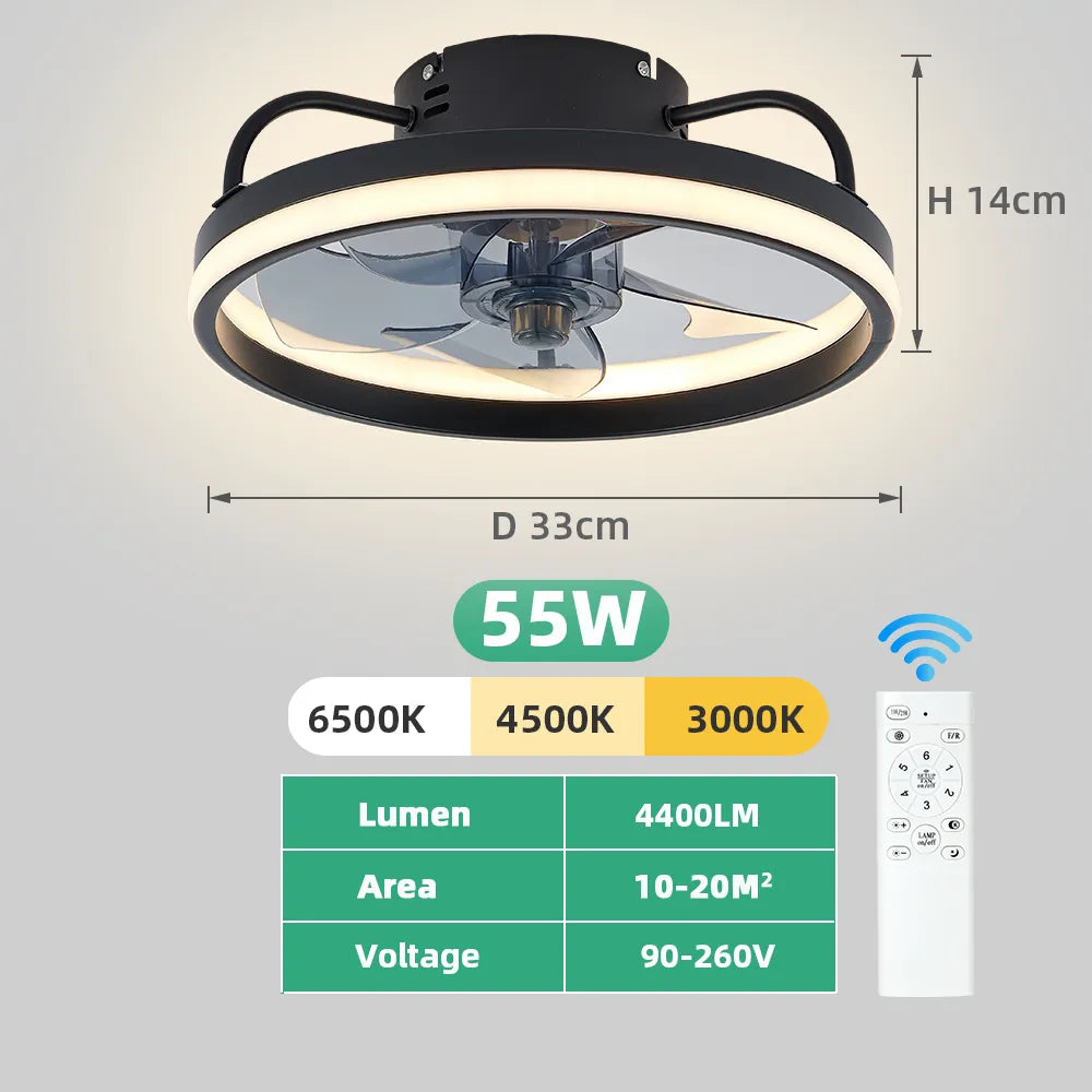 SmartBreeze LED Ceiling Fan - RileyOutlet.com