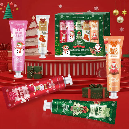 Holiday Essentials Hand Cream Set – 5 Scents for Christmas