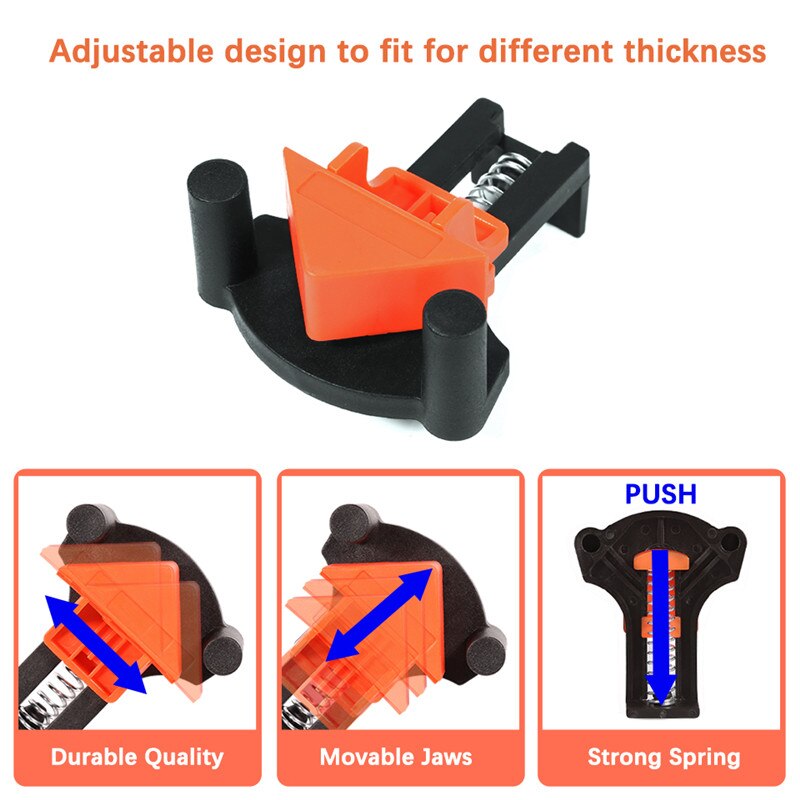 Right Angle Clamps (4 pcs)