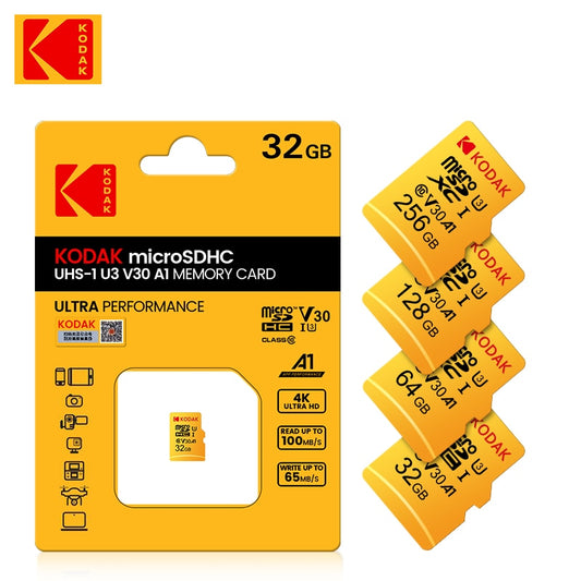 KODAK Ultra Performance Micro SD Card  (32GB, 64GB, 128GB, 256GB)