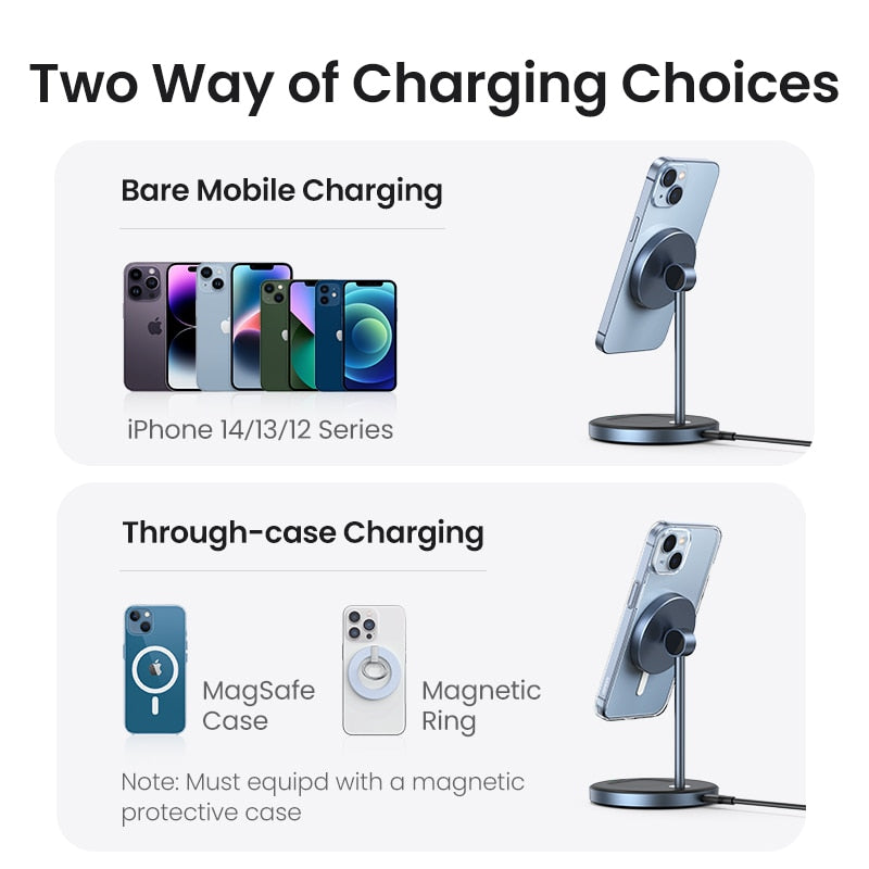 MagCharge Pro - The Ultimate Magnetic Wireless Charging Stand - RileyOutlet.com