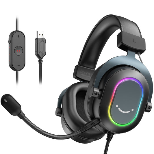 FIFINE RGB Gaming Headset - RileyOutlet.com