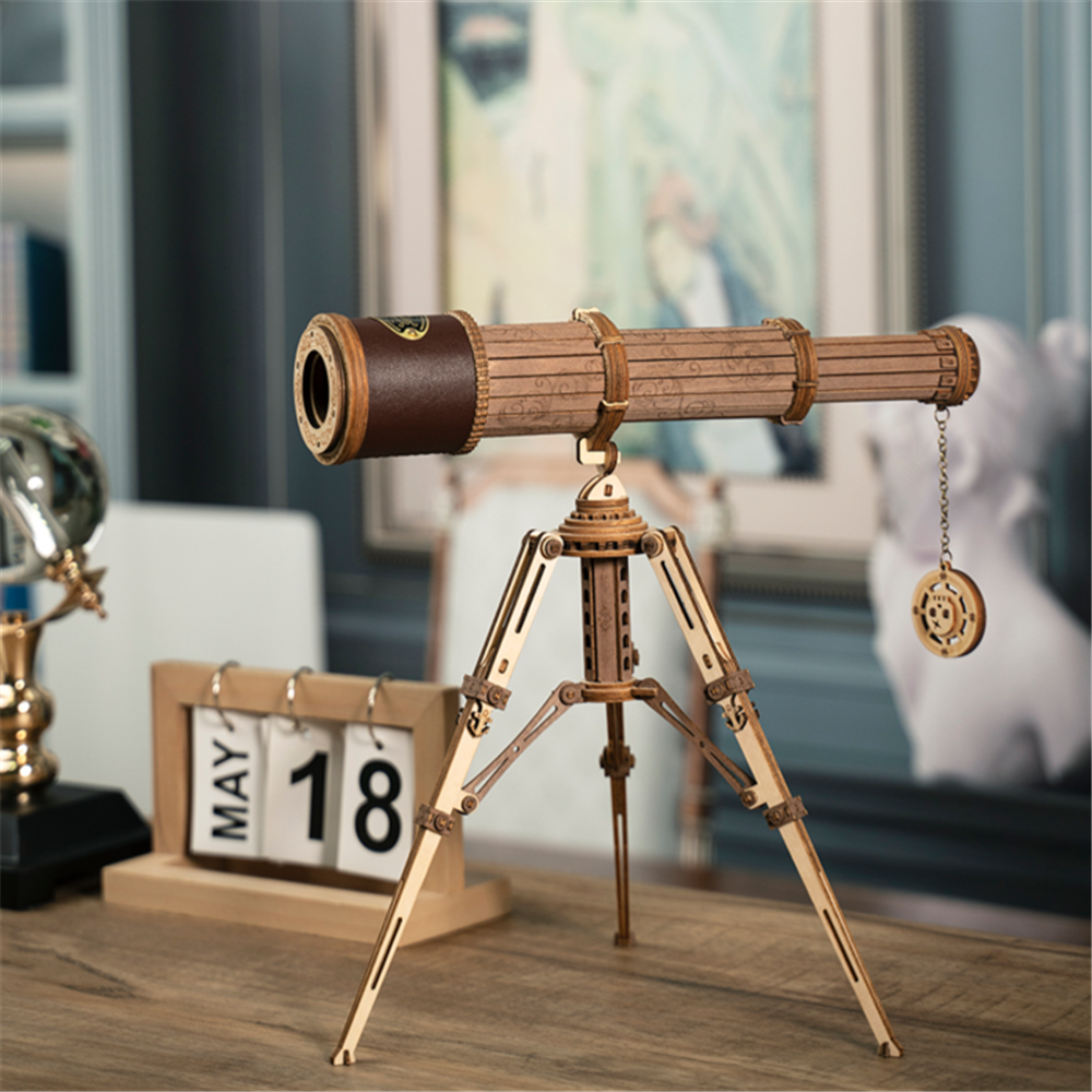 DIY 3D Wooden Monocular Telescope Puzzle (314pcs)