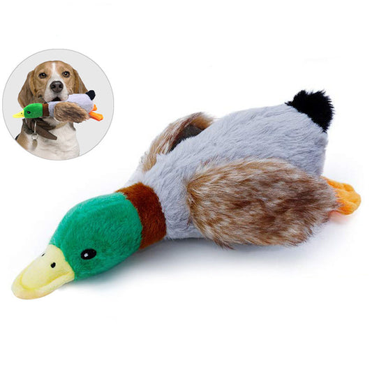 Bubbles (The Duck) - Stuffed Squeaky Dog Toy - RileyOutlet.com