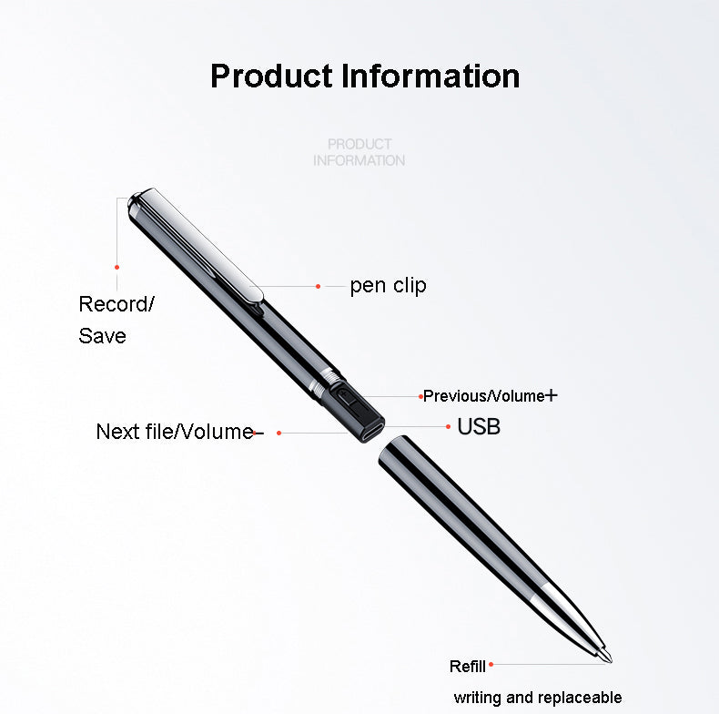 Portable Voice Recording Pen - RileyOutlet.com